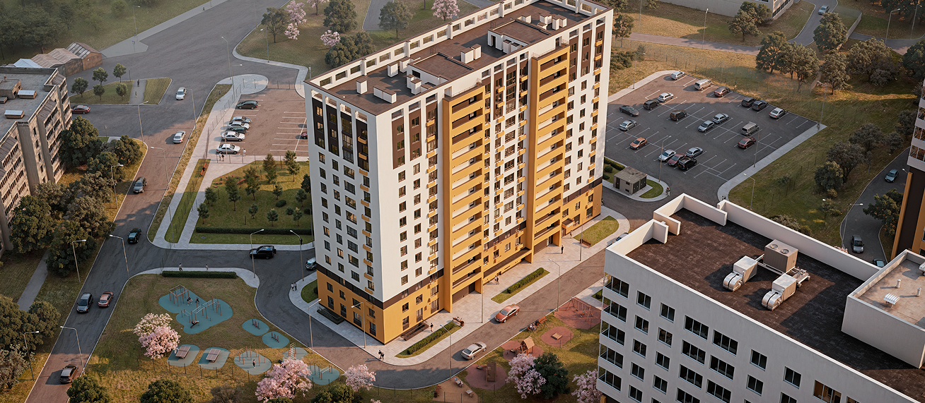 Панорама жилого комплекса Подкова